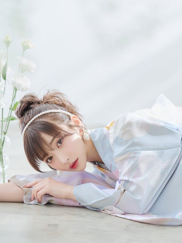 画像8: 【即日発送！】アイシーフラワー牡丹浴衣  【浴衣３点セット 浴衣/帯/下駄】[YMT]