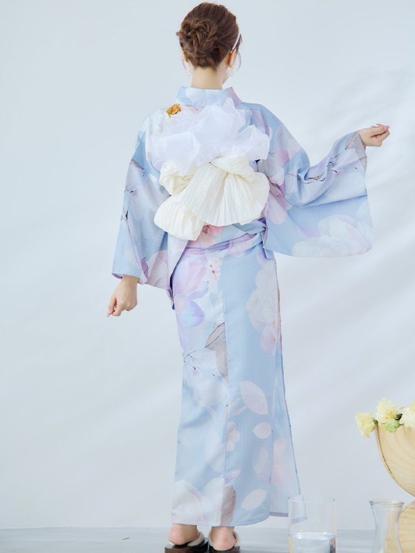 画像15: 【即日発送】シャーベットフラワー牡丹浴衣  【浴衣３点セット 浴衣/帯/下駄】[YMT]