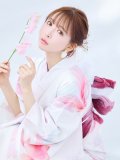 【即日発送】ニュアンスピンク金魚浴衣 OBI-g-500-kj-1-R / HIMO-900-yn-5-IV / HEKO-800-sb-5-W / YA-593-kj-CL / GETA-01-kj-7-P[YMT]