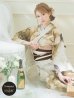 画像1: 【即日発送】ブラウンベージュクラシックフラワー浴衣 OBI-hira-100-ok-2-BRxBE / HIMO-900-yn-7-MOC / HEKO-800-sb-3-BR / YA-953-kn-W / YA-72-kn-MOC /GETA-01-kj-5-MOC/ [YMT] (1)