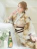 画像9: 【即日発送】ブラウンベージュクラシックフラワー浴衣 OBI-hira-100-ok-2-BRxBE / HIMO-900-yn-7-MOC / HEKO-800-sb-3-BR / YA-953-kn-W / YA-72-kn-MOC /GETA-01-kj-5-MOC/ [YMT]