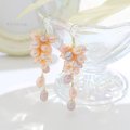 【アクセサリー：ピアス】【ERUKEI】粒々パールフックピアス[OF02]