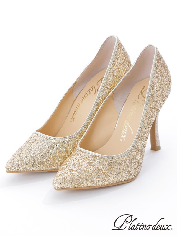 画像3: 【COMEX】 3color/ 9cmヒール/ グリッター/ ラメ/ ポインテッドトゥ/ ハイヒール/ パンプス[OF02]