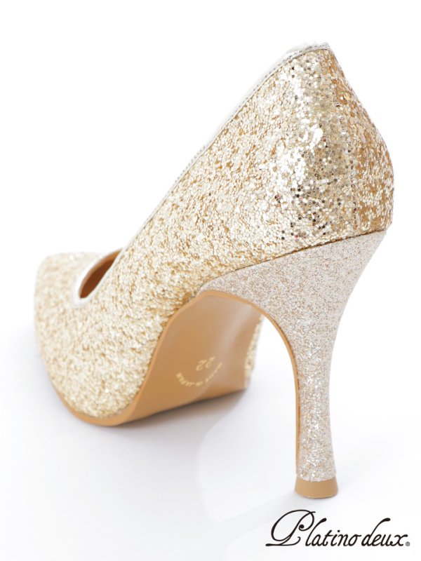 画像7: 【COMEX】 3color/ 9cmヒール/ グリッター/ ラメ/ ポインテッドトゥ/ ハイヒール/ パンプス[OF02]