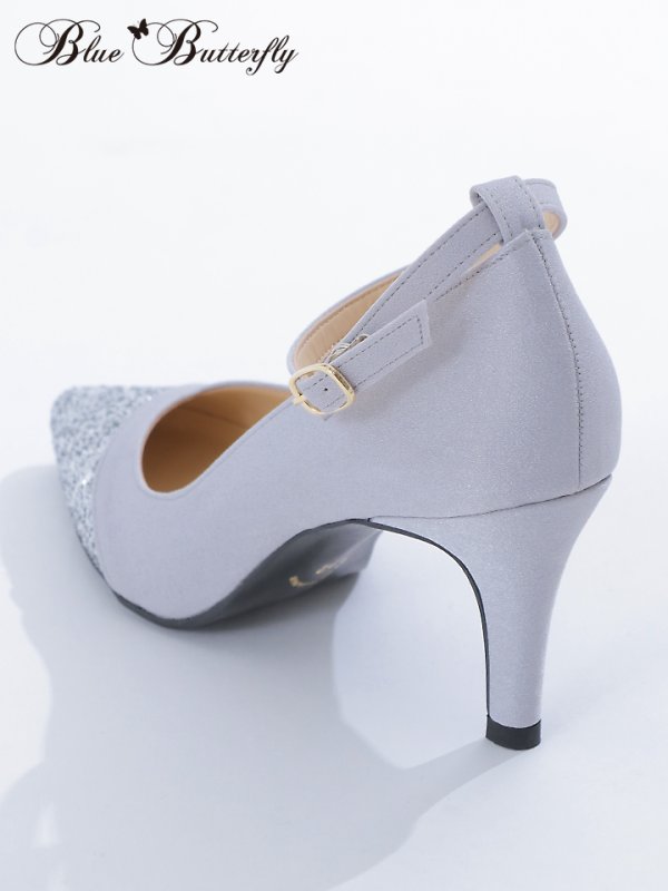 画像16: 【COMEX】 3color/ 7.5cmヒール/ グリッター/ ラメ/ ポインテッドトゥ/ ストラップ/ ハイヒール/ ストラップ/ パンプス[OF02]