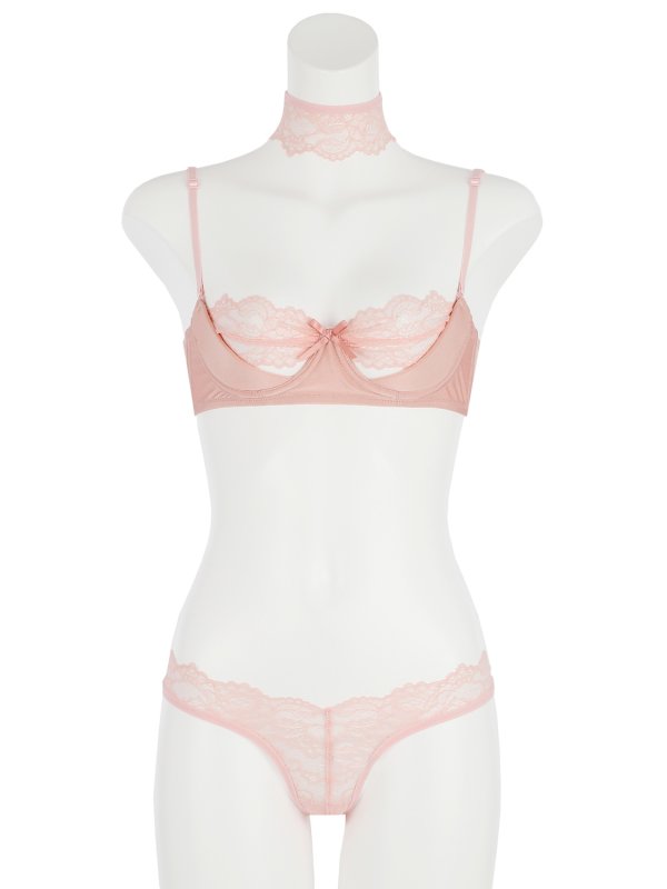 画像9: 【RAVIJOUR/ラヴィジュール】ピーカーブー ブラ&ショーツ セット / ランジェリー / セクシーランジェリー / 下着 / 3点セット【OF08】