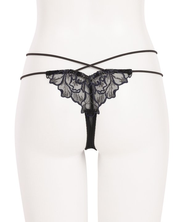 フローラルソルベ Tバック：グレー