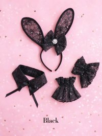 【Deco Lingerie/ デコランジェリー】 Deco Lingerie RS003/ ランジェリー小物/ 3点セット[OF05]