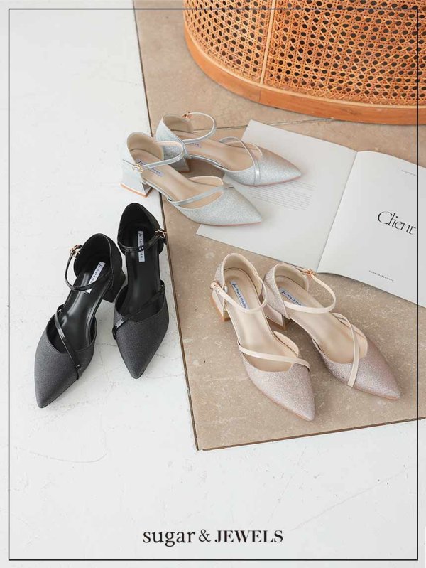 画像1: 【サンダル】ポインテッドトゥストラップサンダル【36-39サイズ/3カラー】[OF02] 