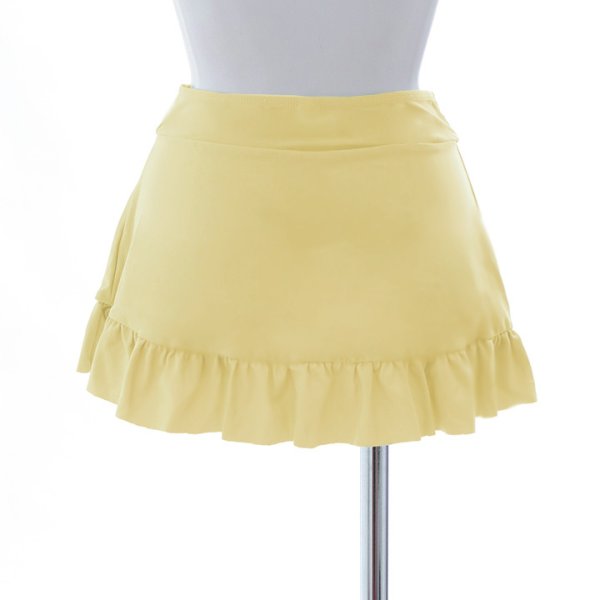 画像24: 【即日発送】【ビキニ】【水着小物：スカート】【単品】裾フリルラップスカート [YMT]