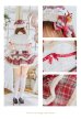 画像9: 【即日発送！】【クリスマスコスプレ9点セット】【Malymoon/マリームーン】フレンチチェックノエルトナカイ【SM-ML/2カラー】[OF03] (9)
