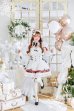 画像4: 【即日発送！】【クリスマスコスプレ7点セット】【Malymoon/マリームーン】ミルクニットフレーズたれ耳サンタドレス【SM-ML/1カラー】[OF03] (4)
