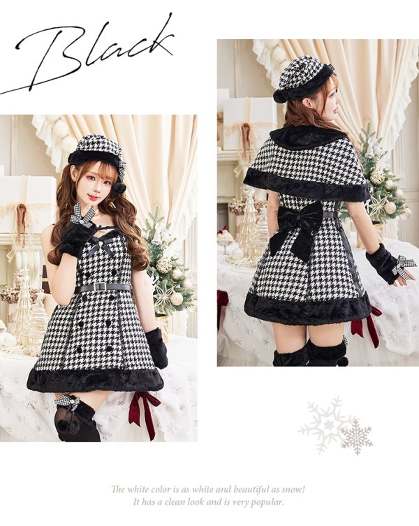 画像5: 【即日発送！】【クリスマスコスプレ9点セット】【Malymoon/マリームーン】ココ・ピエドプールケープサンタ【SM/2カラー】[OF03]