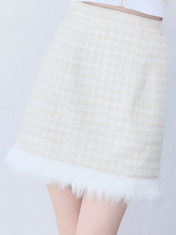 画像17: 【即日発送！】【サンタコス5点セット】【XS-XLサイズ/2カラー】ツイードチェックバニーサンタコスプレ[YMT]