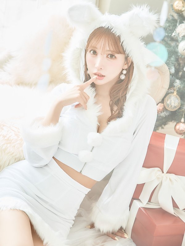 画像26: 【即日発送！】【サンタコス 4点セット】【S-Lサイズ/3カラー】セットアップバニーサンタコスプレ[YMT]