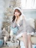 画像7: 【即日発送】【サンタコス 3点セット】【XS-XLサイズ/2カラー】シアーチュールオフショルダーサンタコスプレ[YMT]