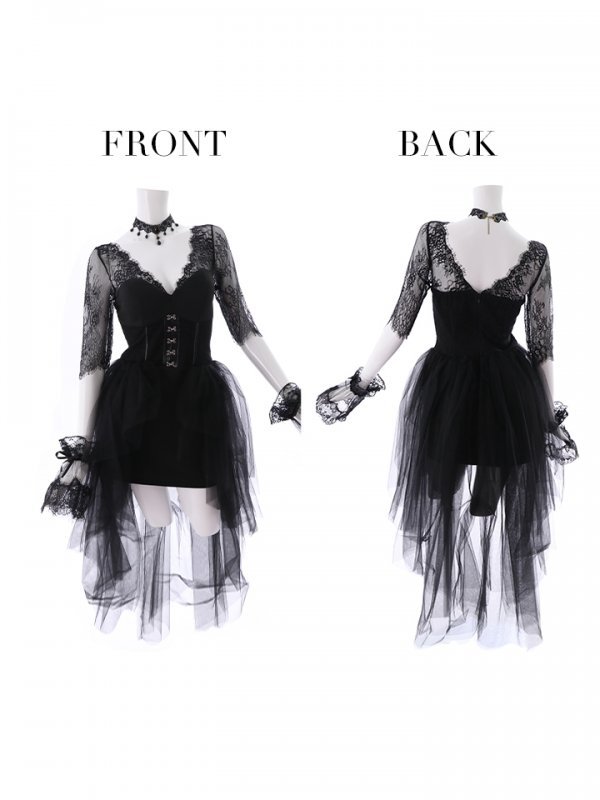 画像12: 【即日発送】ブラックバニーコスプレセット【sugar nineハロウィン4点セット】 【S-XLサイズ/1カラー】(H122YN)【OF01】