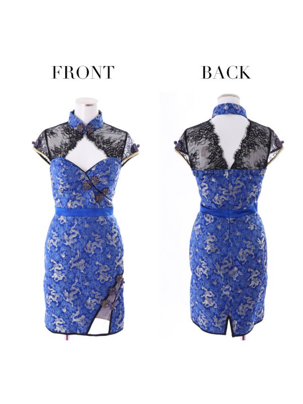 画像34: 【即日発送】【ハロウィン】 タイトチャイナドレス 【コスプレ2点セット】 【XS-Lサイズ/3カラー】(SE01YN)【OF01-U】