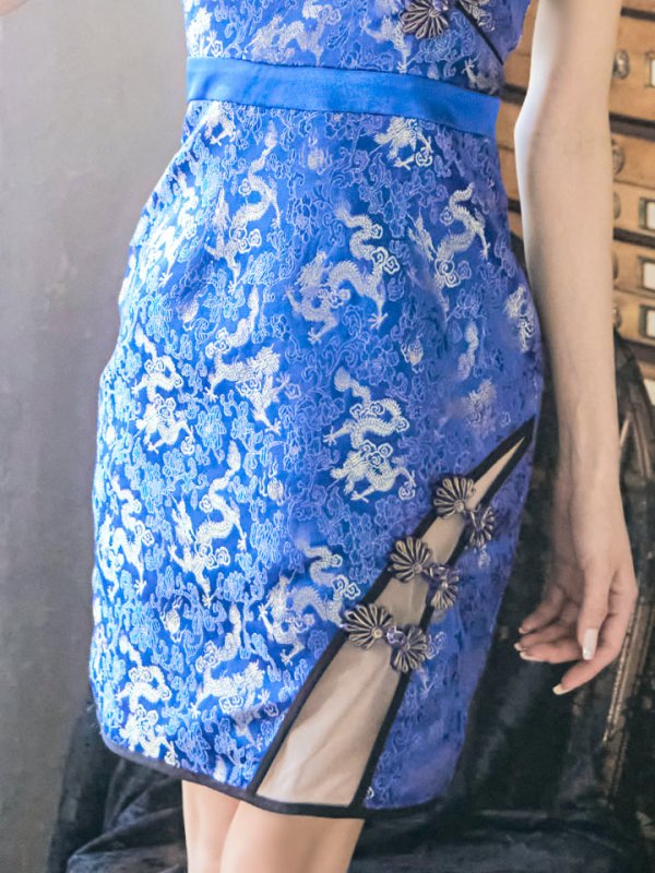 画像8: 【即日発送】タイトチャイナ服ドレスコスプレセット【sugar nineハロウィンコスプレ2点セット】【4サイズ/3カラー】(SE01YN)【HC03-U】