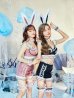 画像9: 【即日発送】【sugar nine×マリームーンコラボ】 セクシーレースバニーコスプレセット【sugar nineハロウィンコスプレ7点セット】【S-Mサイズ/3カラー】[HC02]
