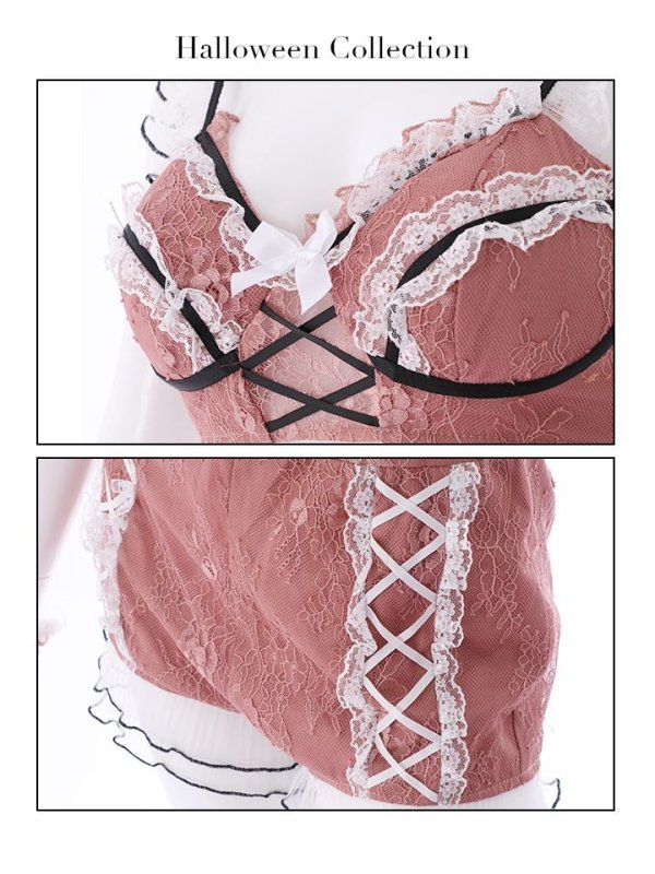 画像19: 【即日発送】【sugar nine×マリームーンコラボ】 セクシーレースバニーコスプレセット【sugar nineハロウィンコスプレ7点セット】【S-Mサイズ/3カラー】[HC03]