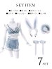 画像20: 【即日発送】【sugar nine×マリームーンコラボ】 セクシーレースバニーコスプレセット【sugar nineハロウィンコスプレ7点セット】【S-Mサイズ/3カラー】[HC02]