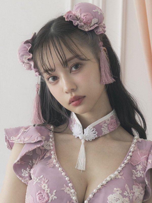 画像7: 【SALE!!】【即日発送】セットアップチャイナドレスコスプレ【sugar nineハロウィン4点セット】【XS-Lサイズ/2カラー】(SE01YN-WH)[HC03]