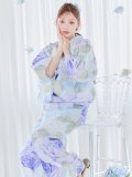 アンティークブルーローズ浴衣 OBI-g-500-kj-9-NV / HIMO-906-yn-PEARL / HEKO-800-sb-5-W / YA-1001-kj-BL / GETA-02-ok-2-IV/ [YMT]