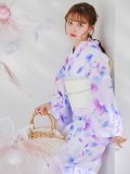 ファンシーレトログラデーション浴衣 OBI-hira-100-ok-15-WxW / HIMO-906-yn-PEARL / HEKO-800-sb-5-W / YA-1002-kj-PL / GETA-01-kj-3-IV / [YMT]