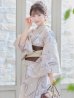 画像9: 【即日発送】ベージュ地×水仙の花浴衣  【浴衣３点セット 浴衣/帯/下駄】[YMT]