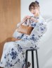 画像5: 【即日発送】ニュアンスモノトーンフラワー浴衣  【浴衣３点セット 浴衣/帯/下駄】OBI-siwa-200-kj-1-B / HIMO-900-yn-4-GYxGY / HEKO-800-sb-5-W / YA-73-kn-GY / GETA-01-kj-3-IV[YMT]