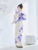 画像2: 【即日発送】グラデブルー金魚浴衣[OF04] (2)