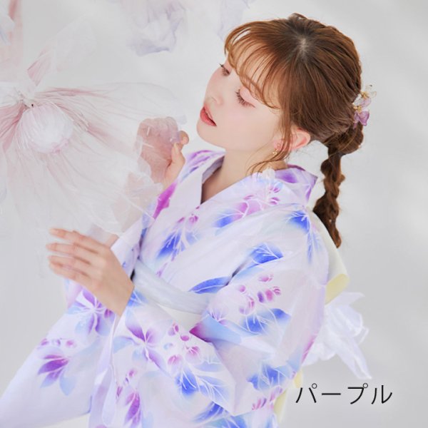 画像7: 【即日発送】【浴衣小物】クリアフラワーコサージュ【4カラー】[YMT]