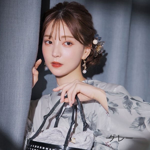 画像9: 【即日発送】【浴衣小物】クリアフラワーパールコサージュ【4カラー】[YMT]