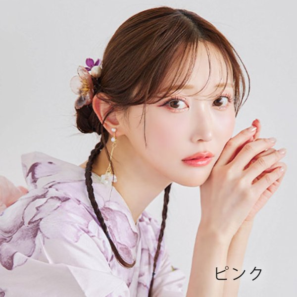 画像11: 【即日発送】【浴衣小物】クリアフラワーパールコサージュ【4カラー】[YMT]