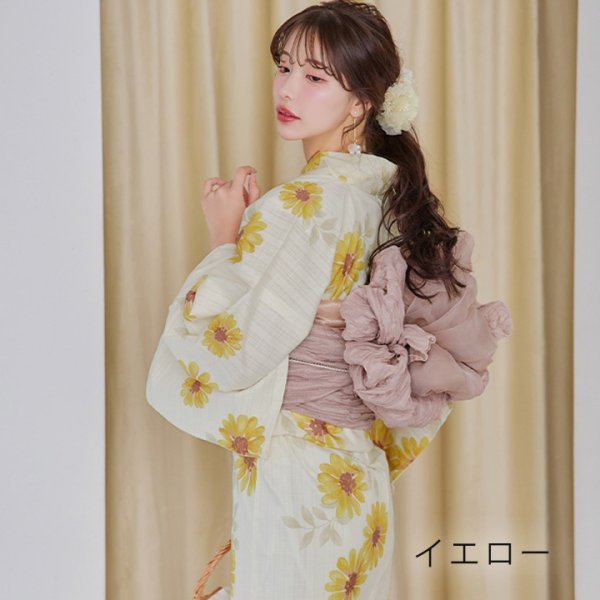 画像10: 【即日発送】【浴衣小物】シアートリプルフラワー【3カラー】[YMT]