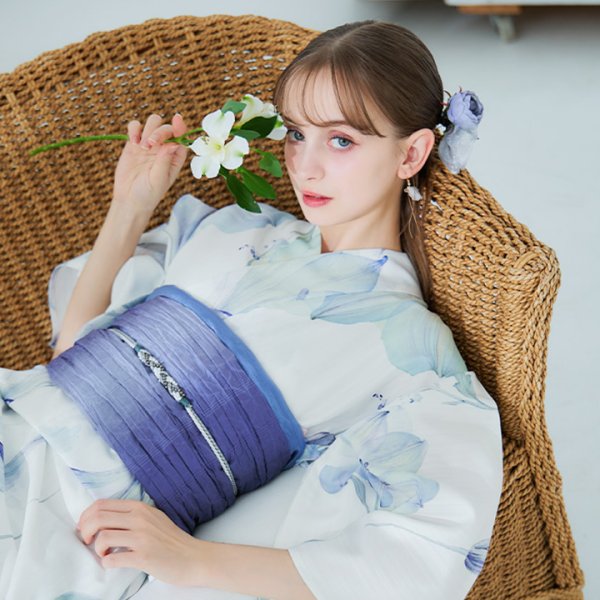 画像6: 【即日発送】【浴衣小物】フラワーチュールリボンパールコサージュ【1カラー】[YMT]