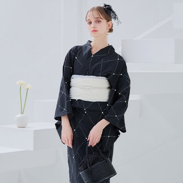 画像6: 【アクセサリー：ヘッドドレス】ドットレースビジューリボン帽 / カクテルハット / トーク帽【HC02】