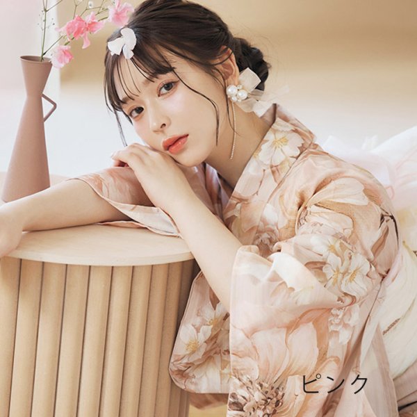 画像11: 【浴衣小物】パール付きフラワーコサージュ【2カラー】[HC02]