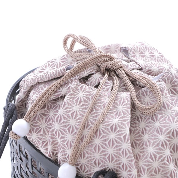 画像12: 【即日発送】麻の葉模様カゴバッグ【YMT】