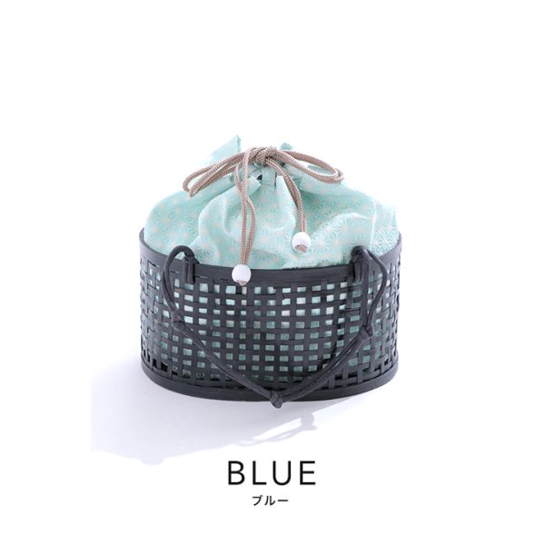 画像3: 【即日発送】麻の葉模様カゴバッグ【YMT】