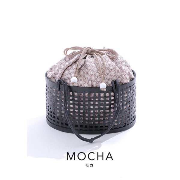 画像5: 【即日発送】麻の葉模様カゴバッグ【YMT】