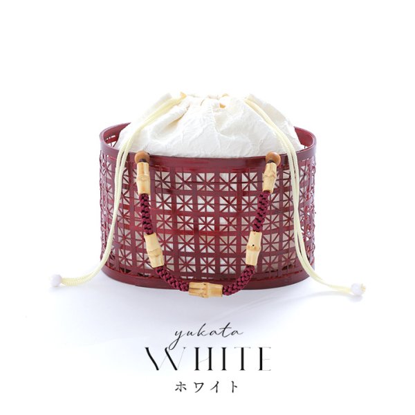 画像4: 竹編み丸型カゴバッグ[YMT]