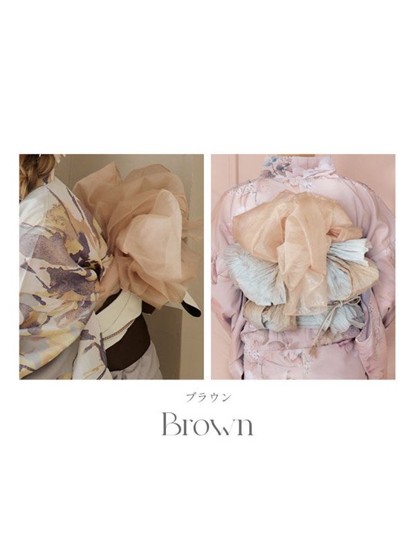 画像18: 【即日発送】【兵児帯】浴衣コーデを華やかにするオーガンジー兵児帯 単品販売[YMT]