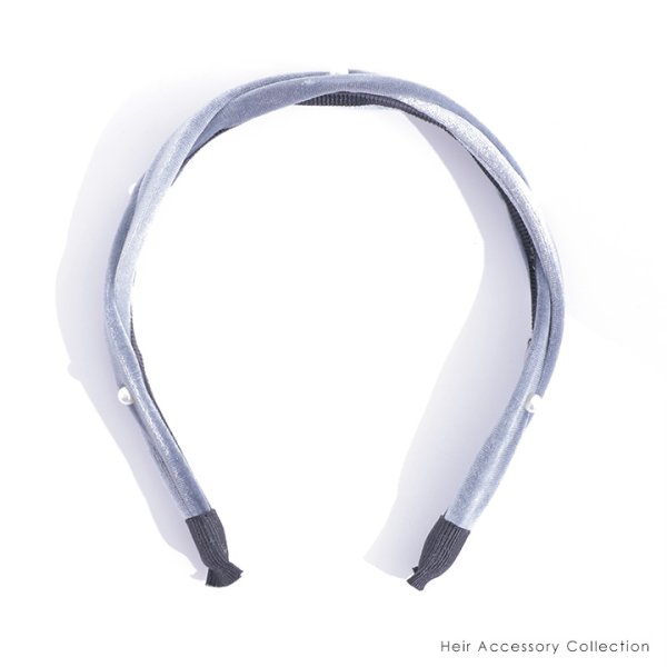 画像4: 【アクセサリー：カチューシャ】パール付きベロアカチューシャ 【2カラー】[OF02]