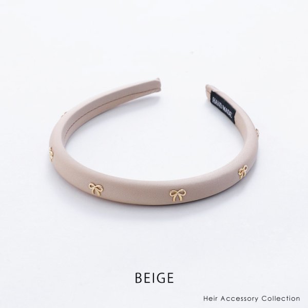 画像3: 【ヘアアクセサリー カチューシャ】ゴールドリボンカチューシャ【2カラー】[OF02]