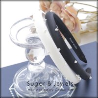 【ヘアアクセサリー カチューシャ】シンプルパールカチューシャ【2カラー】[OF02]
