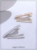 画像2: 【アクセサリー：ヘアピン】クリアビジューヘアピン【2カラー】[OF02]  (2)