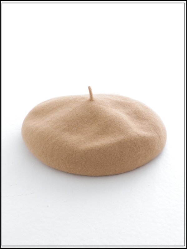 画像4: 【ベレー帽】ブラウンベレー帽【1カラー】[OF02]