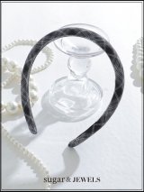 【ヘアアクセサリー カチューシャ】オンブレチェックカチューシャ【1カラー】[OF02] 【YN】